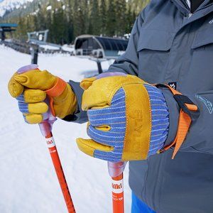 Flylow Ridge Gloves, Small, Natural Leather